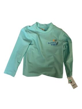 OshKosh B'gosh size: 12m Long-Sleeve Rash Guard - Aqua Mint